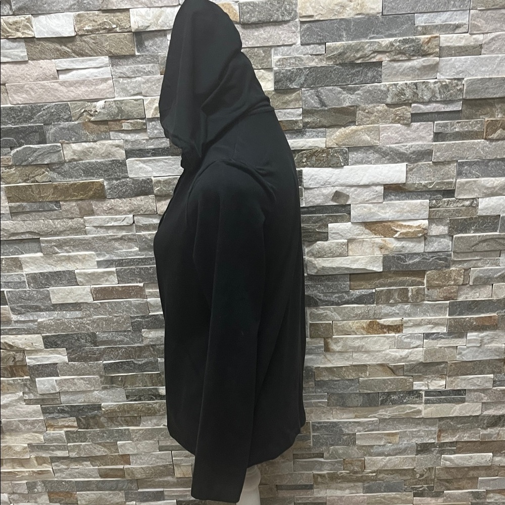 Danskin Now Black Hooded Utility Jacket - Picture 5 of 8